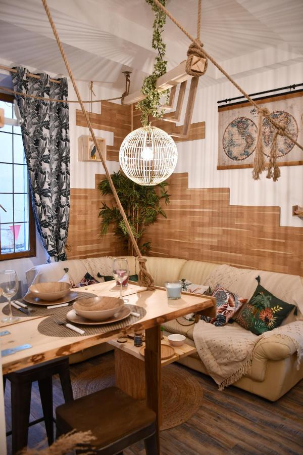 Le Cabanon H24,Atypique,Cosy,Port,Plage,Wifi,Netflix La Seyne-sur-Mer Esterno foto