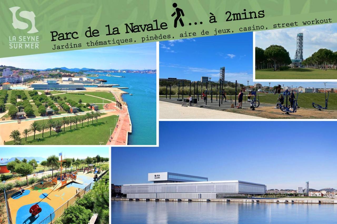 Le Cabanon H24,Atypique,Cosy,Port,Plage,Wifi,Netflix La Seyne-sur-Mer Esterno foto